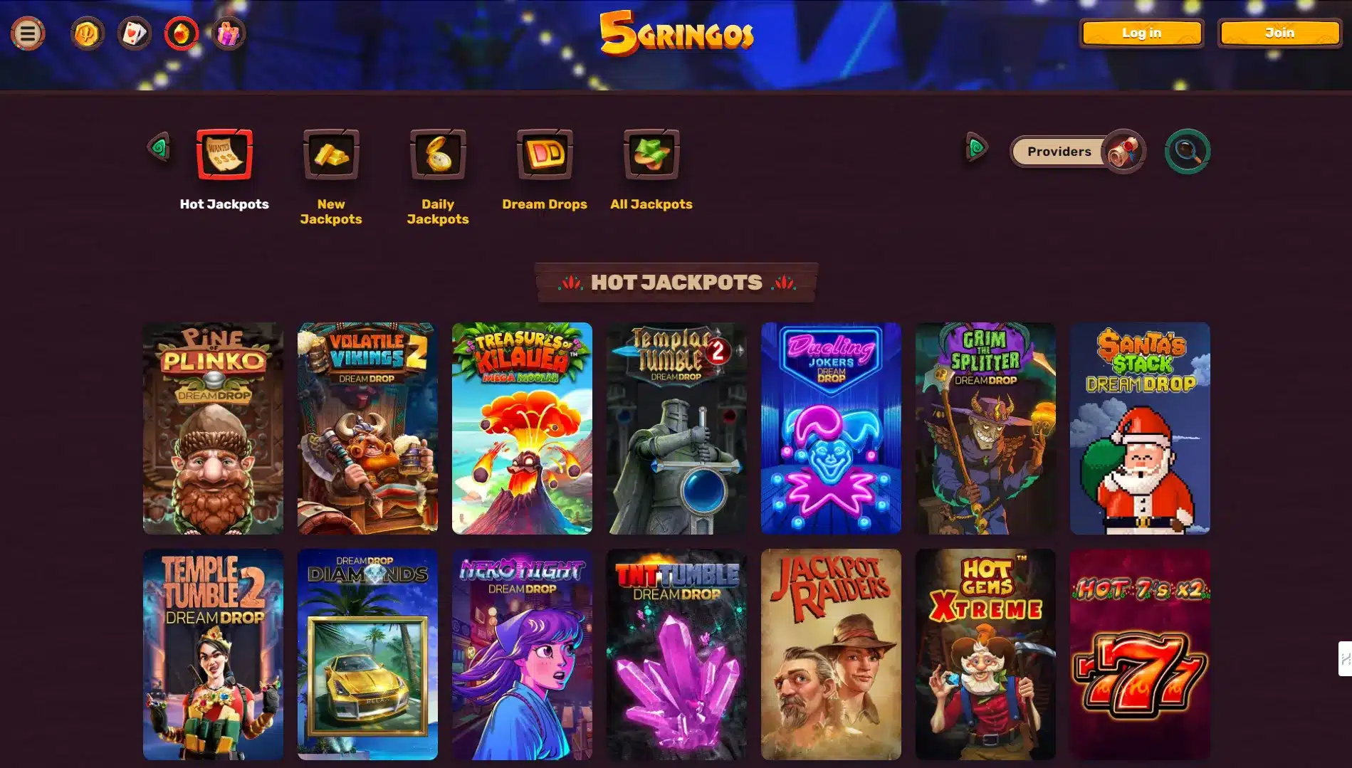 Games and Providers