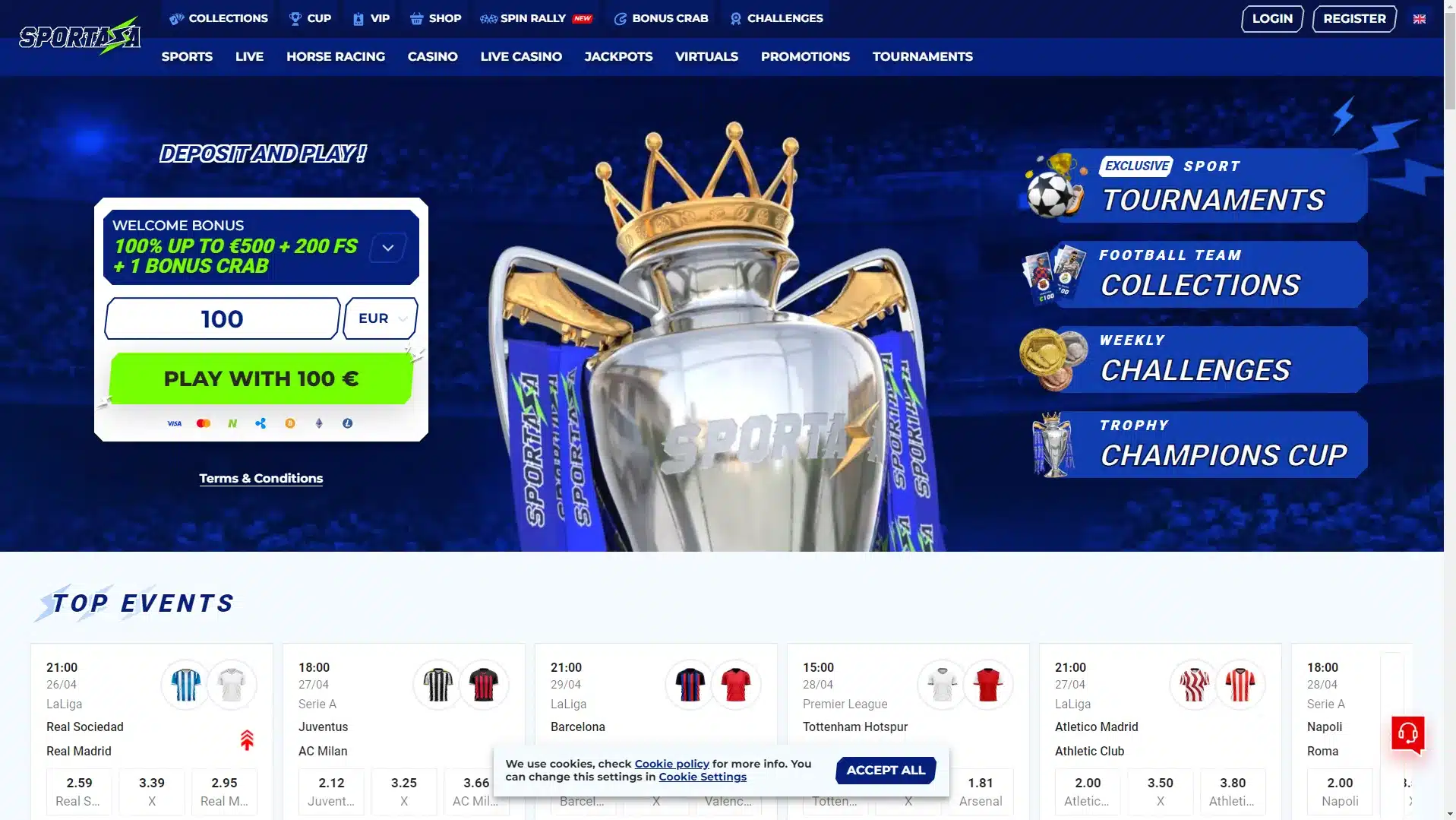 Sportaza Casino Review